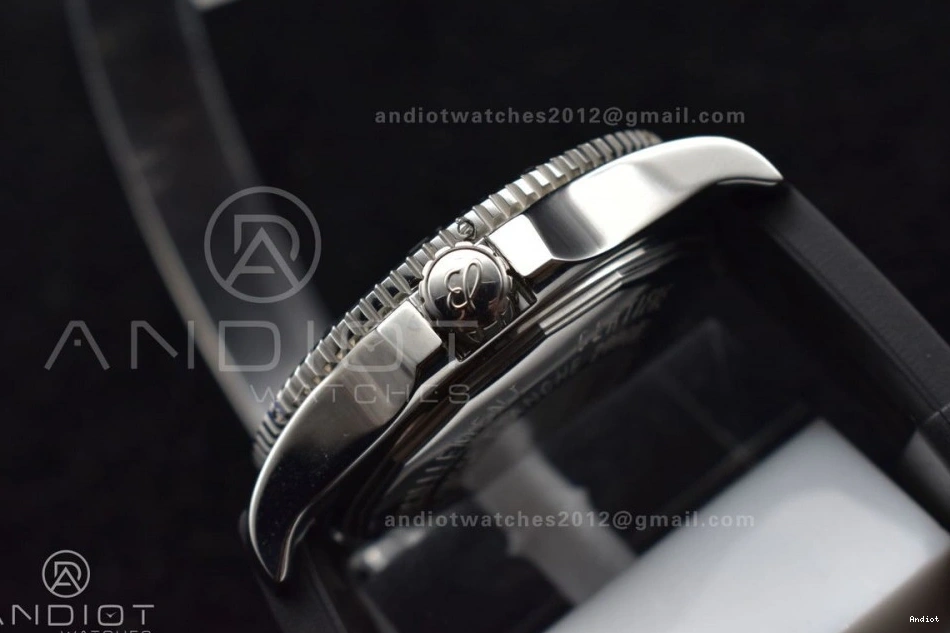 Dial With Bezel A2824 Edition Superocean Automatic On Black Orange 1:1 Strap 44 And Rehaut Best Black Rubber BLSF 1105